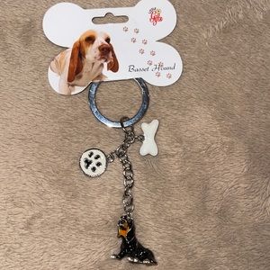 Basset Hound keychain